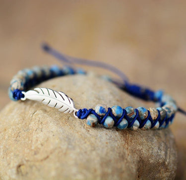 Cool Leaf Jasper Bracelet-Your Soul Place